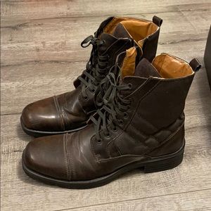Guess Men’s Boot MG Moss Brown Size 9.5 high top